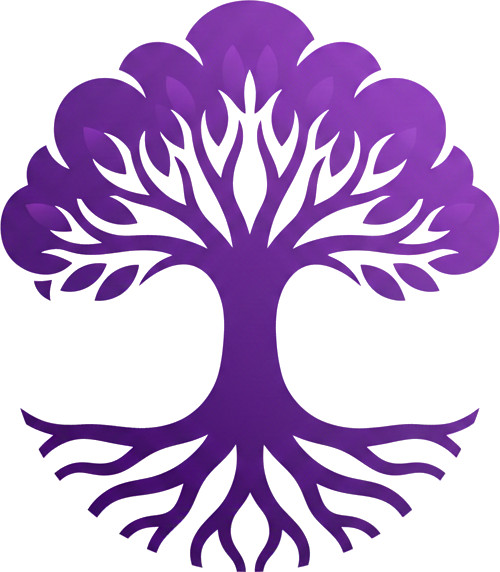 Purple Tree 3 AI Generated Logo Placeholder